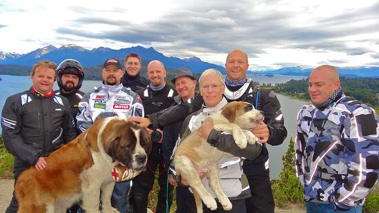Group motorcycle trip