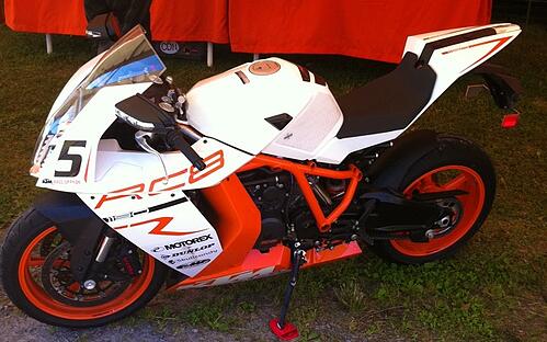 KTM RC8 as tested