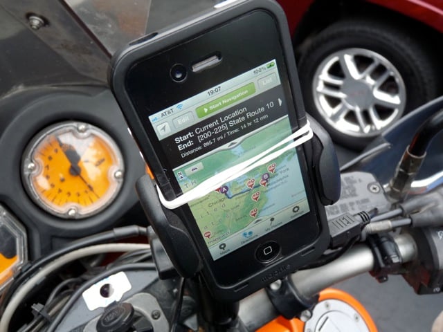 iPhone GPS for Motorcycle