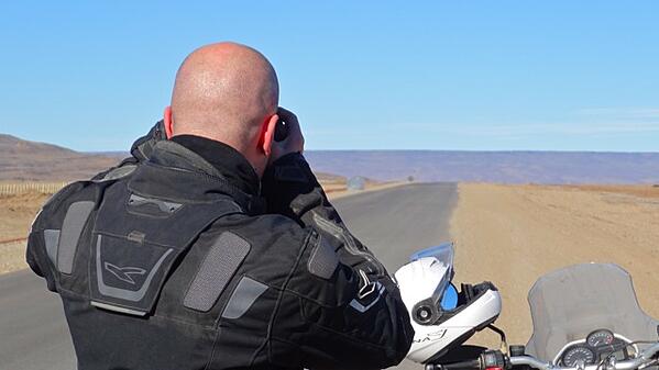 Ruta 40 Motorcycle Rider Argentina Patagonia