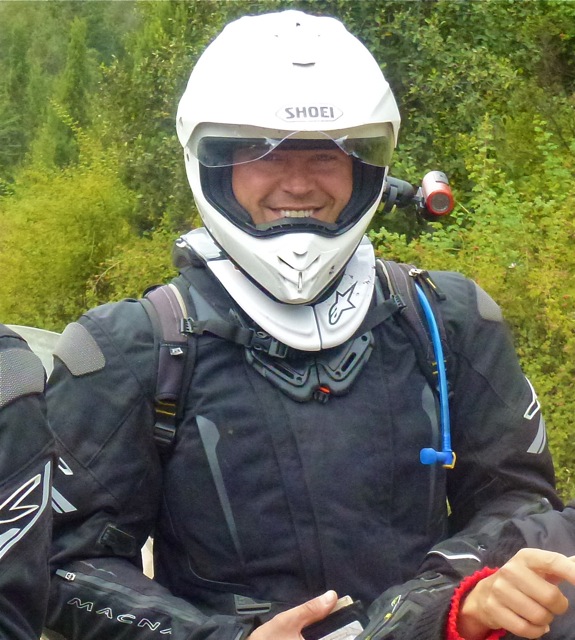 Helmet Camera in Patagonia