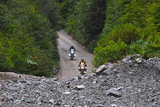 Motorcycles on the Carretera Austral