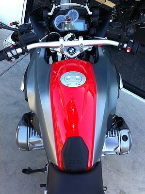 2013 R1200GS Tank View