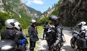 Entering Montenegro Motorcycles