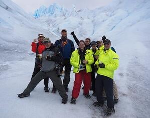 Hiking Perito Moreno