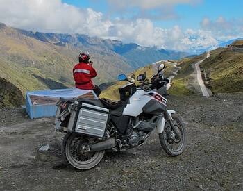 Riding in Peru Yamaha