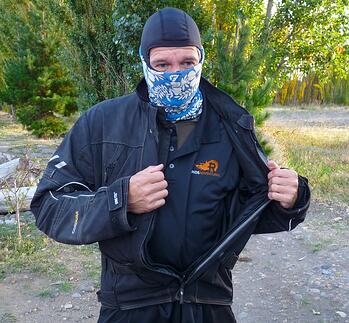 motorcycle gear in the cold