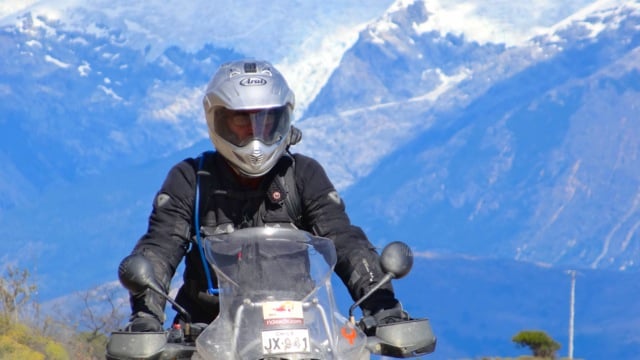 BMW Rider in Patagonia