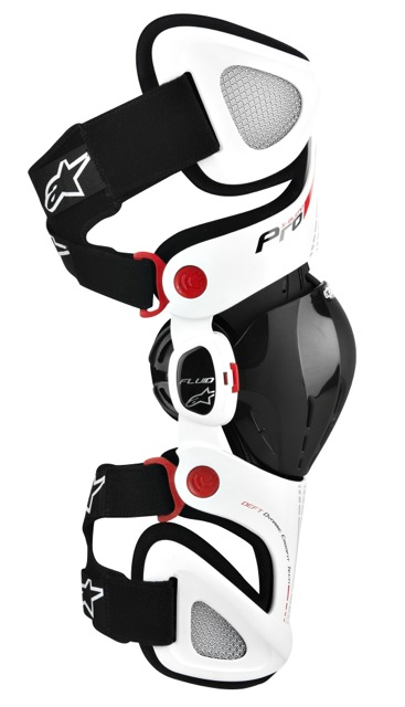Motorcycle Gear: Fluid Pro Knee Brace by Alpinestars