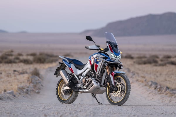 2020 Honda Africa Twin in a desert