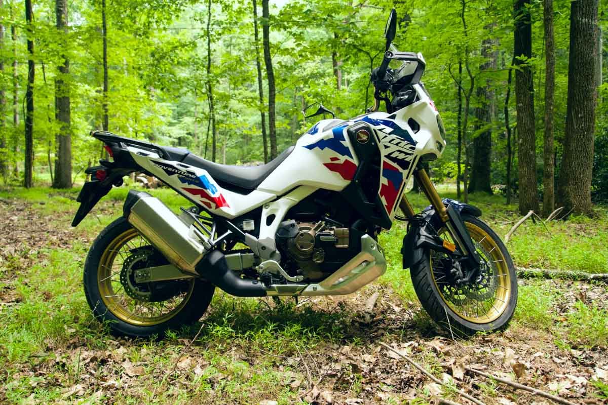 2024-honda-africa-twin-dct-side-profile-in-the-woods