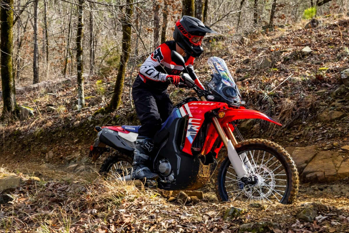 2025 honda crf300 Rally action 1