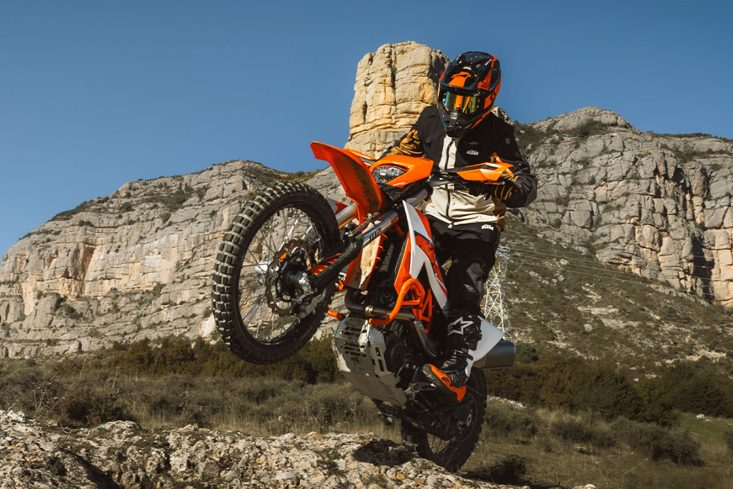 2026 ktm 690 Enduro R action 1