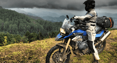 Self-Guided Colombia Motorcycle Rider
