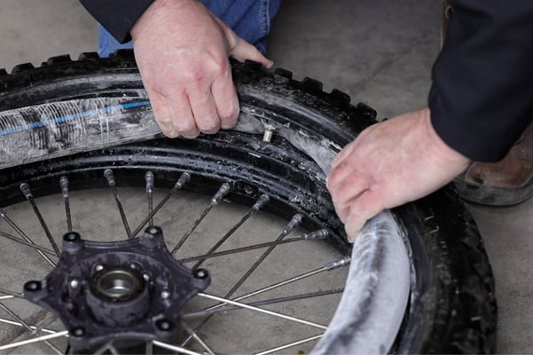 How to plug a flat-40