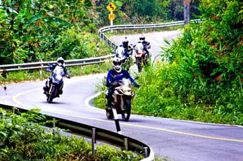 Motorcycles on Mae Hong Son Loop