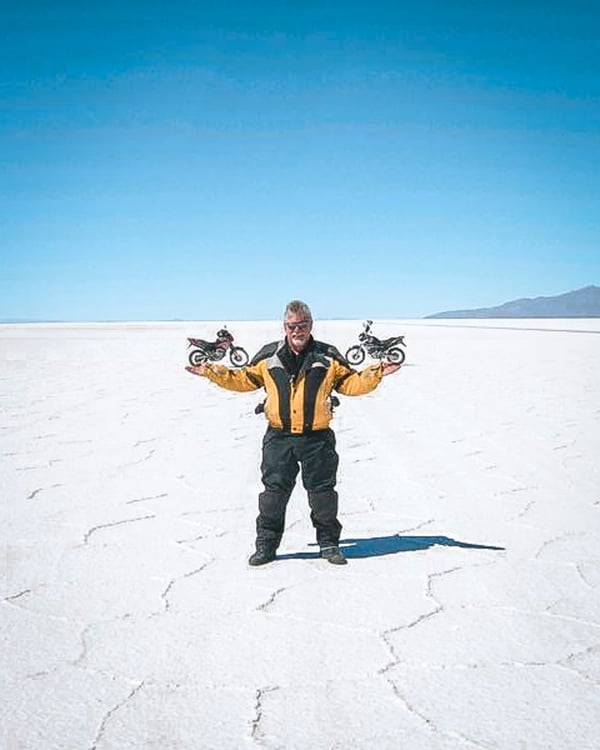 RIDE Bolivia Salt flats