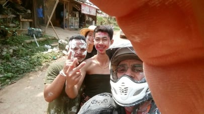 Songkran Motorcycle Adventure Crowd