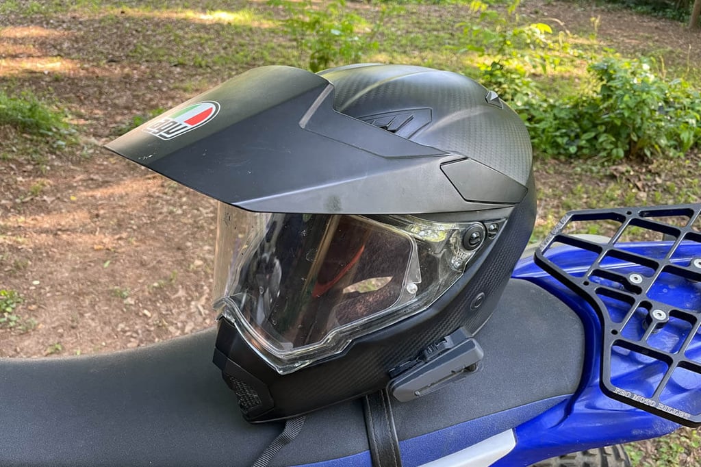 agv-ax9-carbon-helmet-on-motorcycle
