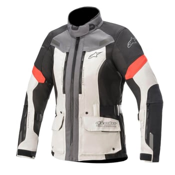 Close up product shot of Alpinestars Valparaiso Drystar 3 adventure motorcycle jacket.