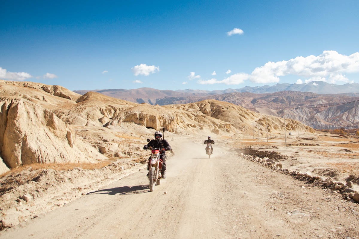 forbidden kingdom dual sport motorcycles nepal