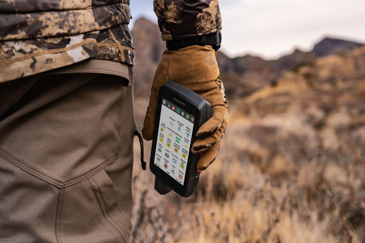 garmin montana 710i off-road GPS in the field