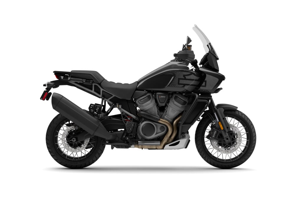 Side product shot of the Harley Pan America 2024.