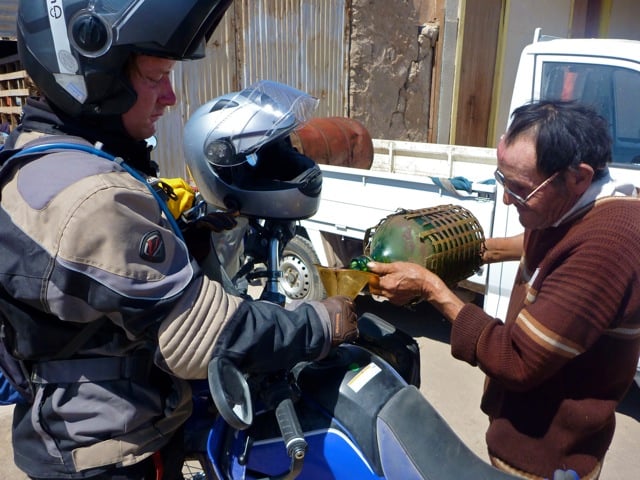 Fueling a Honda Africa Twin