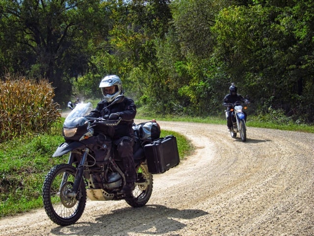 Two ADV riders on our Trans-Wisconsin Adventure Tour