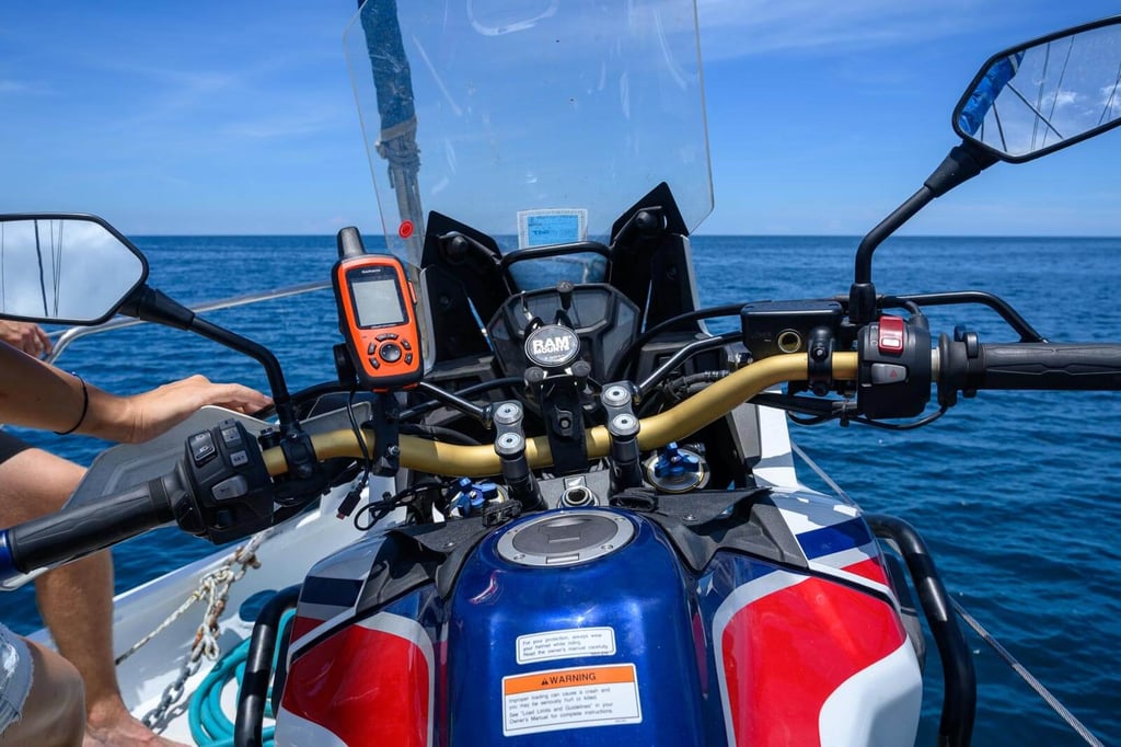 honda-africa-twin-motorcycle-on-a-boat-taxi.