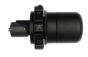 Product shot of Kaoko throttle lock motorcycle accessory.