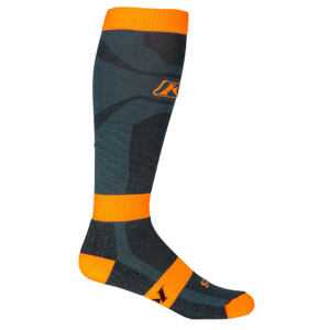 Close up product shot of Klim's vented socks.
