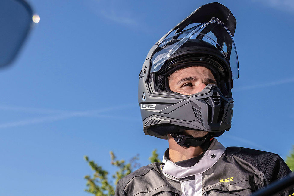 ls2 blaze II budget adventure helmet detail 1
