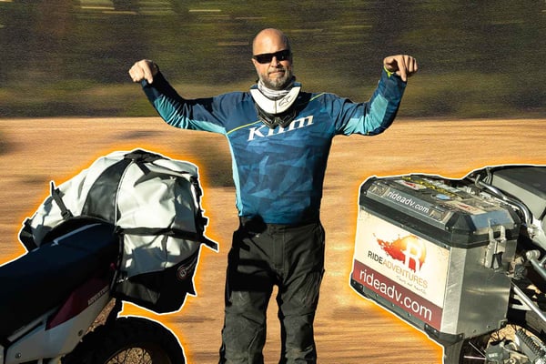 Eric from RIDE Adventures giving you the choice between soft motorcycle bags and hard motorcycle cases. 