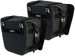 Product shot of Nelson Rigg's Deluxe adventure motorcycle soft luggage.