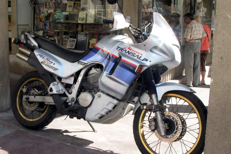 Picture of the US edition Honda Transalp.