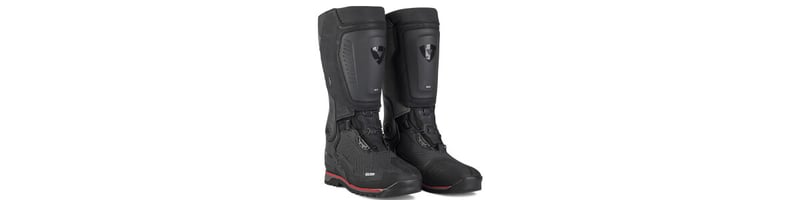 Rev'it Expedition H2O adventure motorcycle boots banner style product shot.