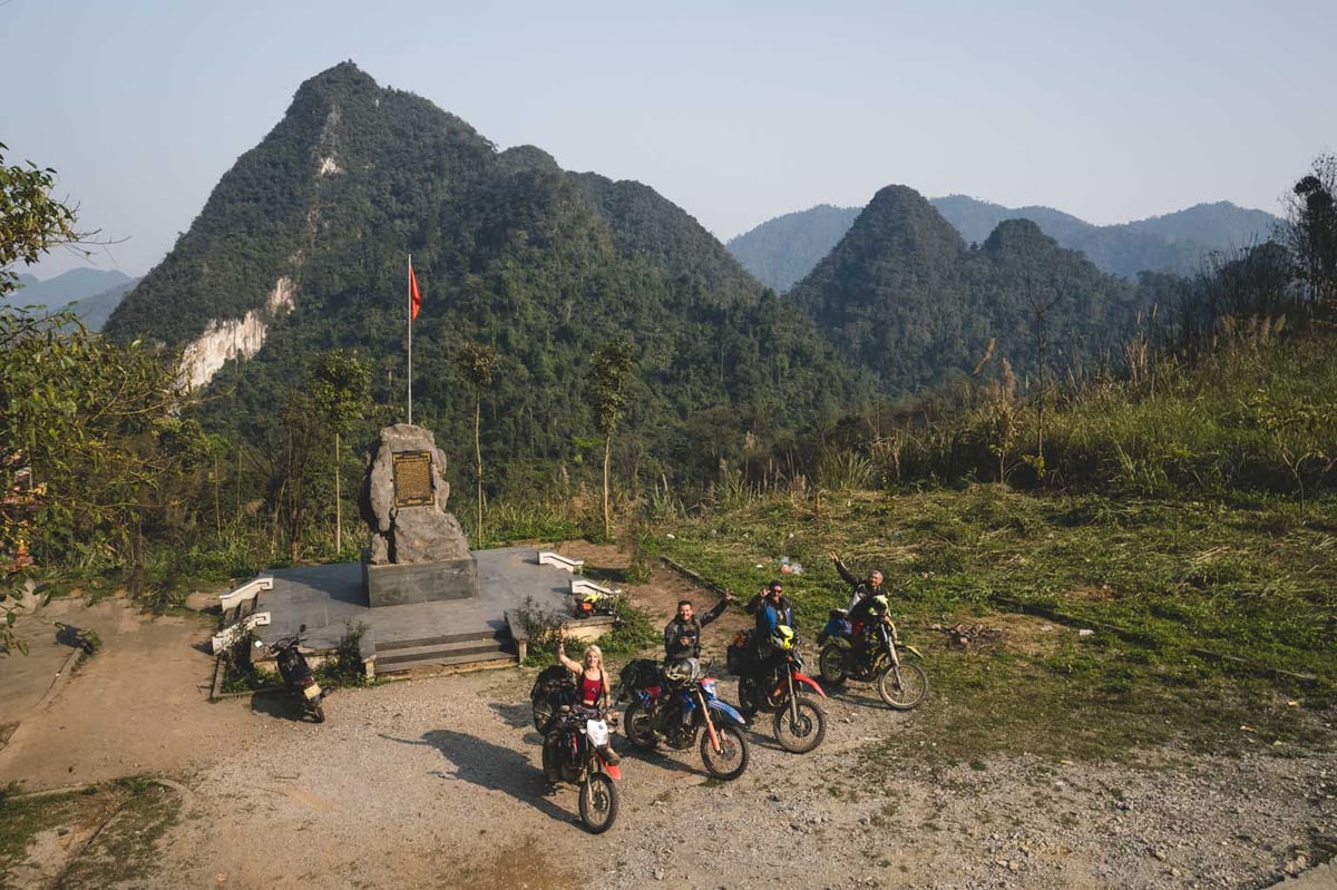 riding-dual-sports-with-a-mountain-backdrop-in-vietnam