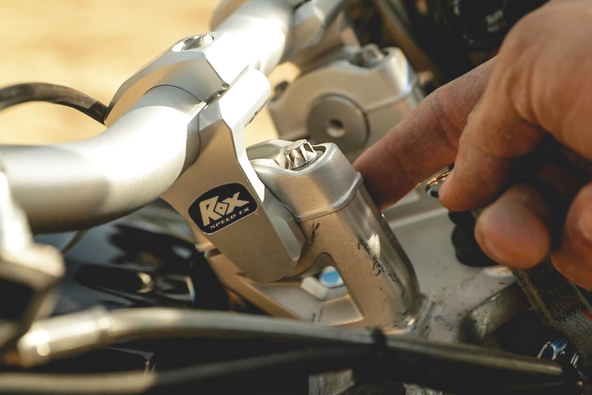 Rox Bar Risers on Eric's BMW R 1200 GS Adventure