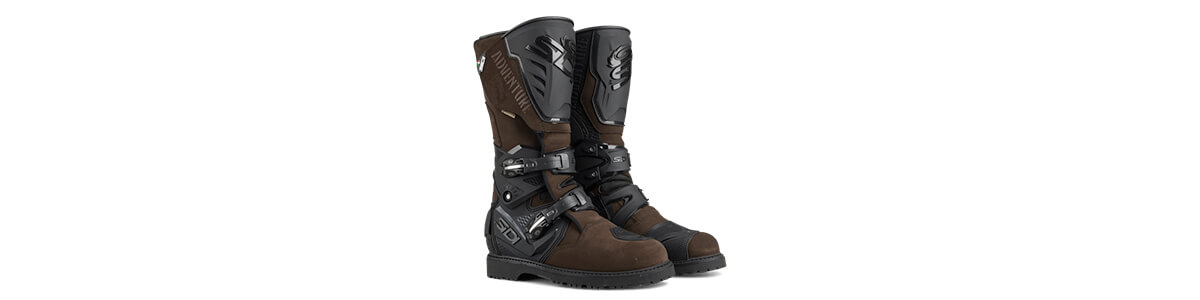 Sidi Adventure 2 motorcycle boots banner product shot