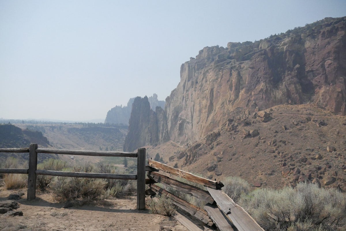 Viewpoint at Smith Rock State Park.