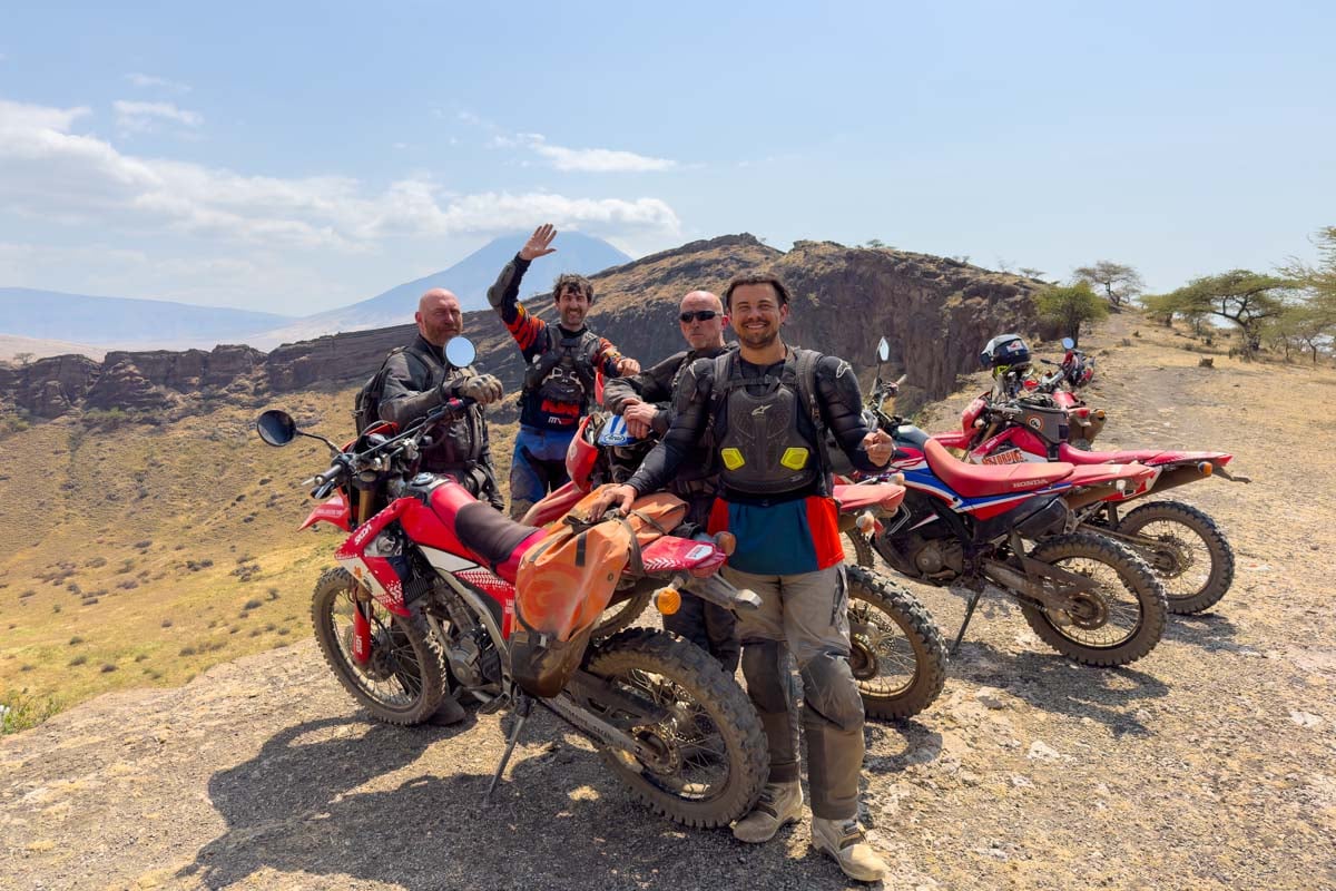 stopping-at-a-crater-during-our-motorcycle-safari-in-tanzania