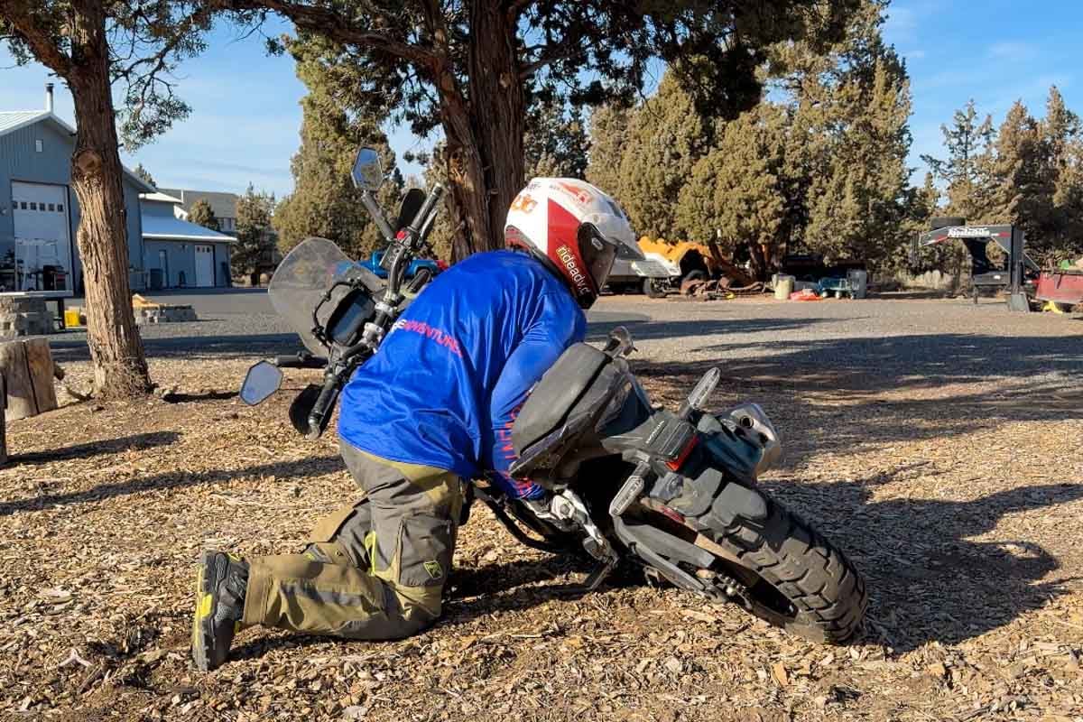 the forward squat motorcycle lift