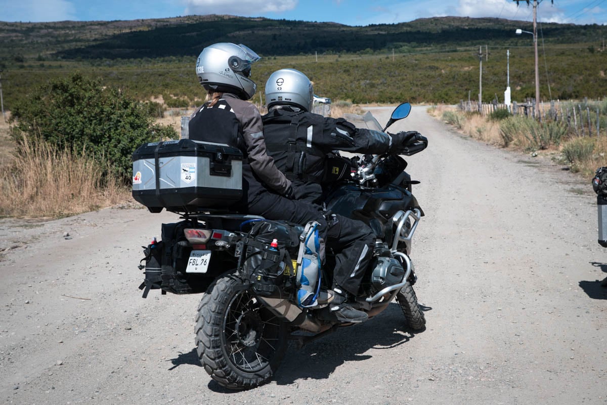 two up riders in patagonia