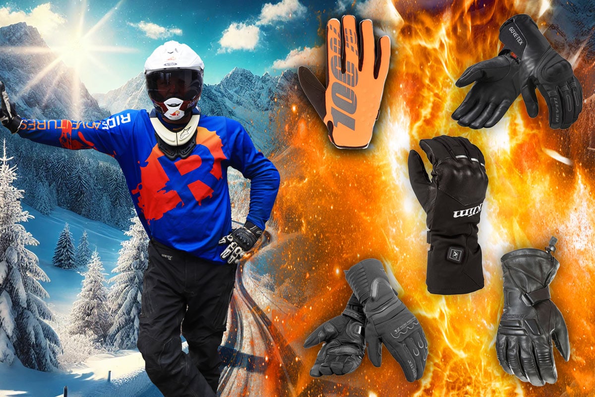 Premium Waterproof Winter Motorcycle Riding Gloves