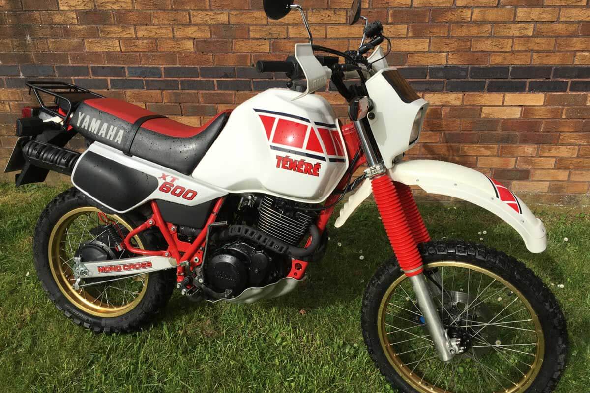 The first Tenere known to Yamaha was the XT600 pictured here in all of it's glory. 