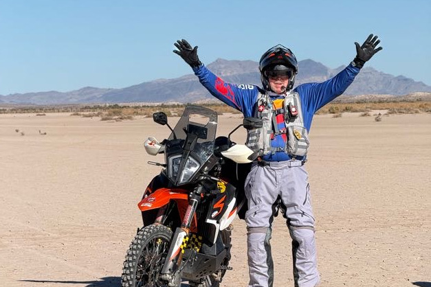 Excied Coach and Camp Rider on our 6 day ADV Training expedion