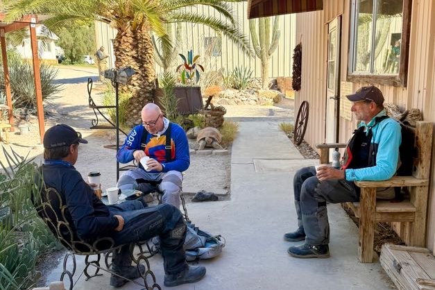 Lunch Break at Coach and Camp Expeidition