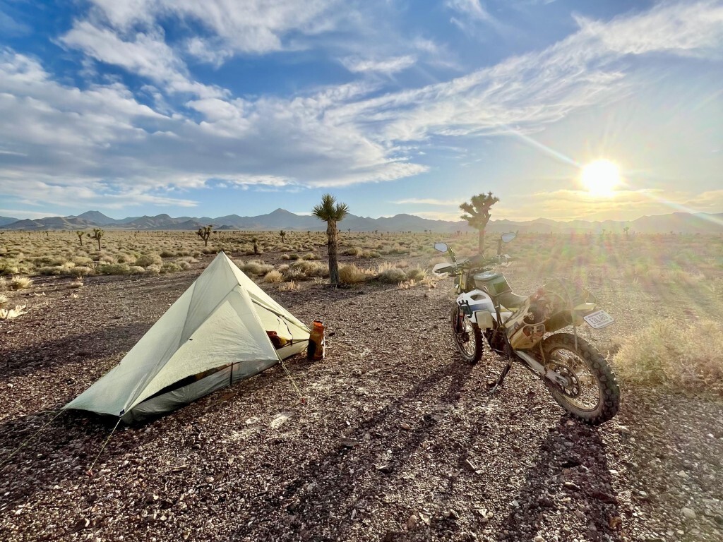 Camp Setup Pahrump Nevada