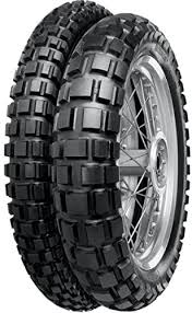 Close-up product image of the Dunlop D606 dual sport tire.